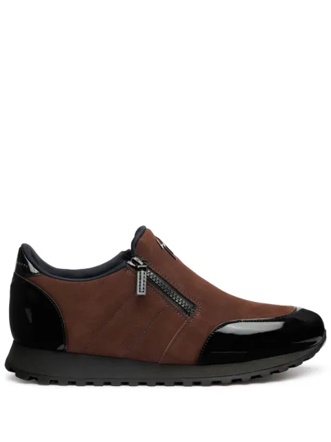 Giuseppe Zanotti Ilde Run double-zip low-top sneakers Brown IU10058K18