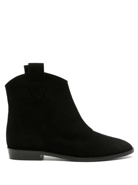 Roberto Festa Hellas suede cowboy boots Black HELLASCAMOSCIO