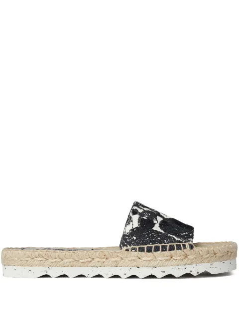 Stella McCartney Gaia Moth espadrille slides Neutrals 810341E00175