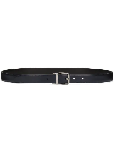 Dolce & Gabbana logo-print leather belt Blue BC4337A1607