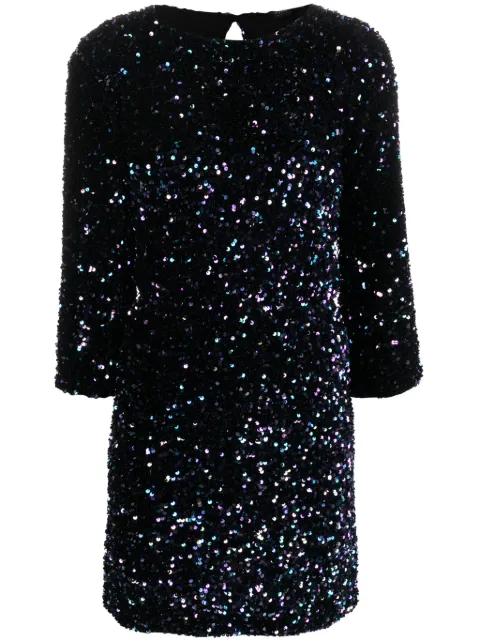 Seventy sequin-embellished minidress Black AB1417780064