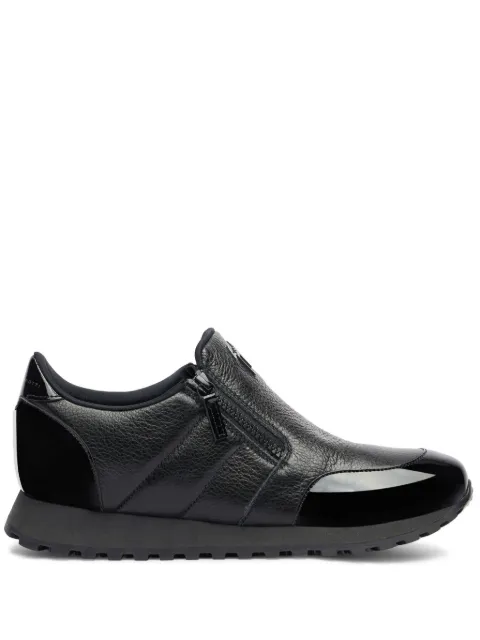Giuseppe Zanotti Ilde Run double-zip low-top sneakers Black IU10058K10