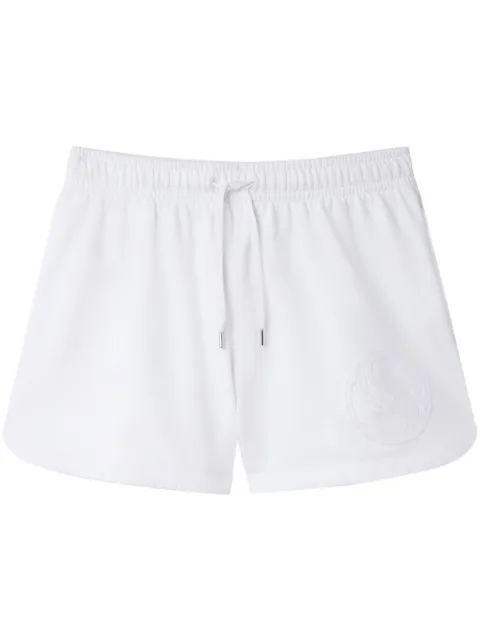 Stella McCartney S-Wave jersey drawstring shorts White 6J02703SPY55
