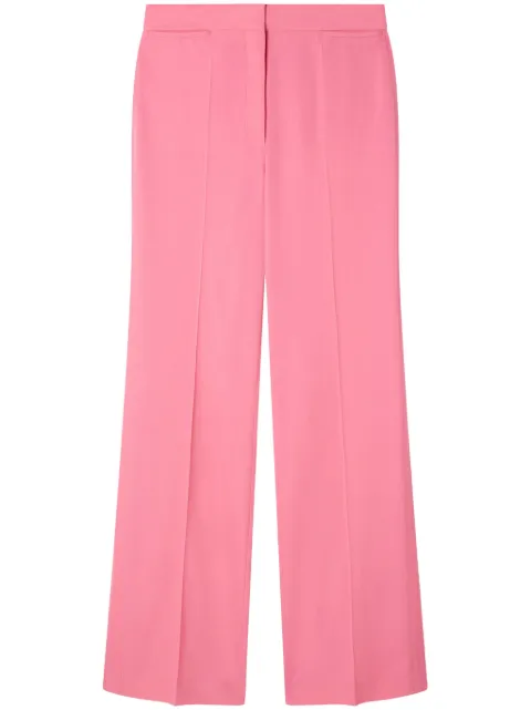 Stella McCartney straight-leg tailored wool trousers Pink 6400933CU704