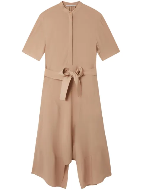 Stella McCartney silk shirt midi dress Neutrals 6A0178SY206