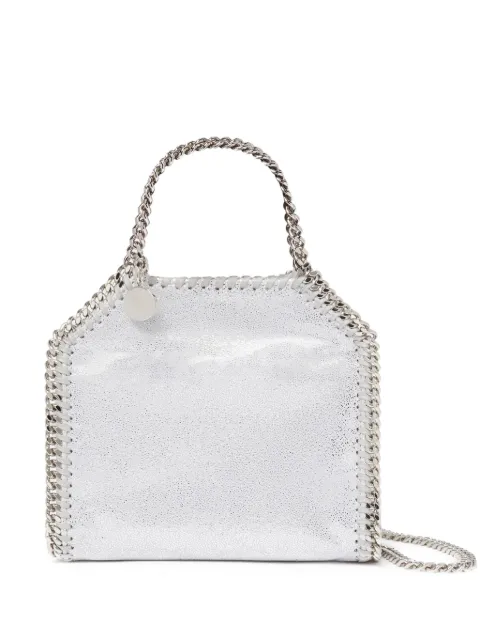 Stella McCartney Falabella chain-trim shoulder bag Silver 391698WP0301