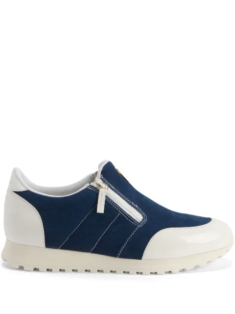 Giuseppe Zanotti Ilde Run double-zip low-top sneakers Blue IU10058K16