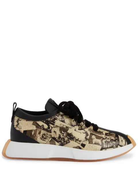 Giuseppe Zanotti Giuseppe Zanotti Ferox lace-up low-top sneakers Brown RU10047K19