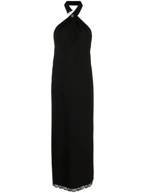 MOSCHINO JEANS halterneck sleeveless dress Black J04493225