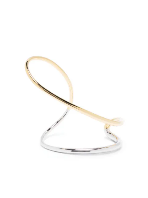 Charlotte Chesnais Ivy two-tone design bracelet Gold 18BR026DVEAR