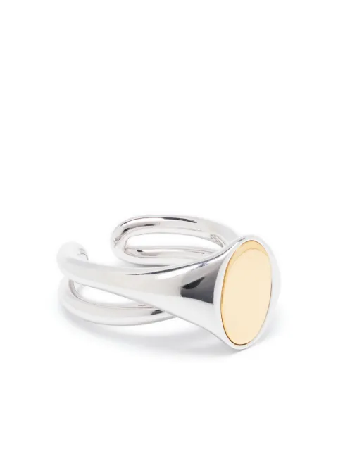 Charlotte Chesnais Initial signet ring Silver 23BA046ARVE