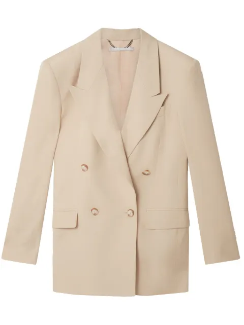 Stella McCartney double-breasted blazer Neutrals 6500873DU701
