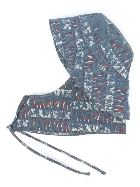 Lanvin x Future logo-print fisherman hat Blue AMHAFH0CFTDEP24