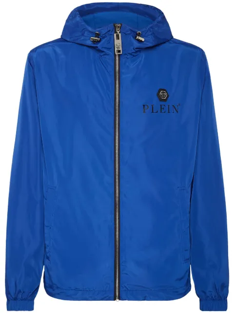 Philipp Plein Hexagon hooded jacket Blue AACCMRB2474PTE003N