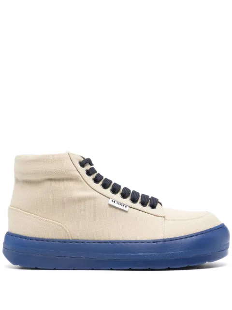 Sunnei Dreamy high-top sneakers Neutrals MSHOXSNK012CAN001