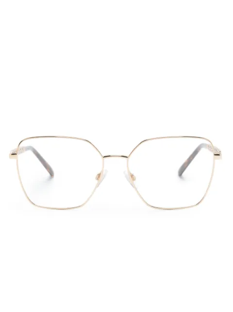 Dolce & Gabbana Eyewear tortoiseshell-effect square-frame glasses Gold DG1351