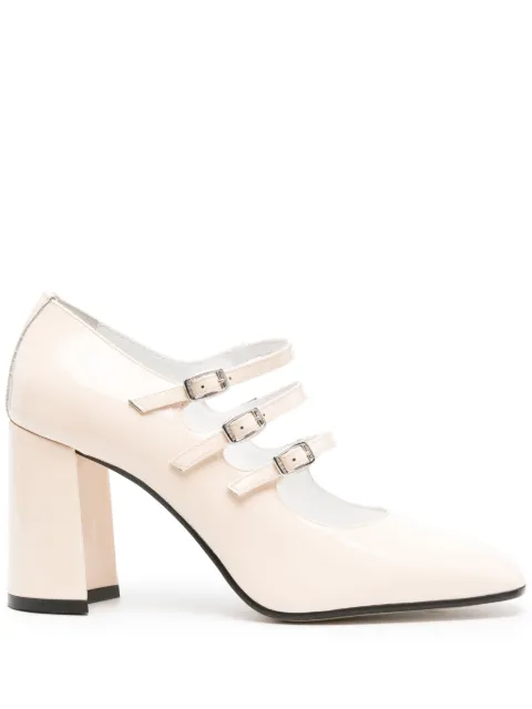 Carel Paris Keel 85mm patent-leather pumps Neutrals 331870