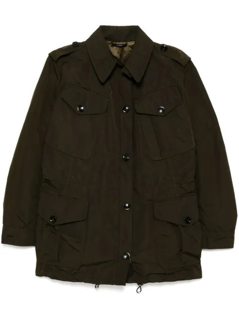 TOM FORD drawstring waist military jacket Green CS1232FAX1177