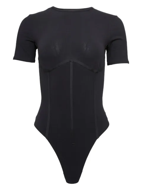 Fleur Du Mal organic-cotton T-shirt bodysuit Black BS04200100