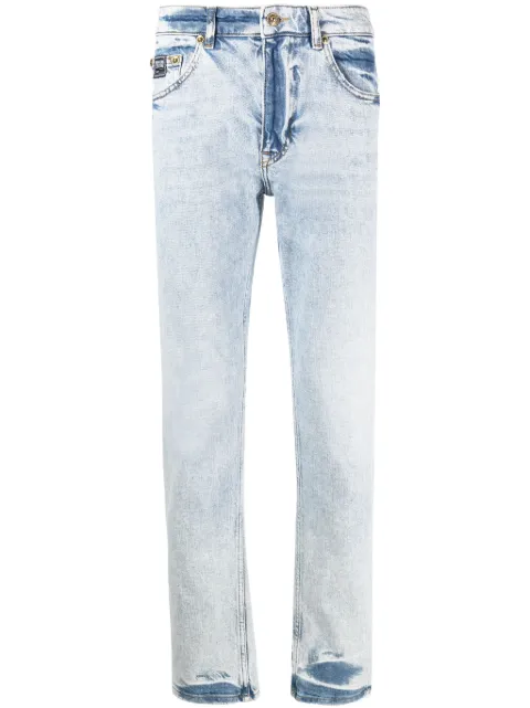 Versace Jeans Couture mid-rise straight-leg jeans Blue 76GAB5S0CDW95
