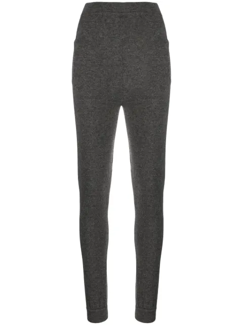 Saint Laurent high-waisted cashmere leggings Grey 765442YALL2