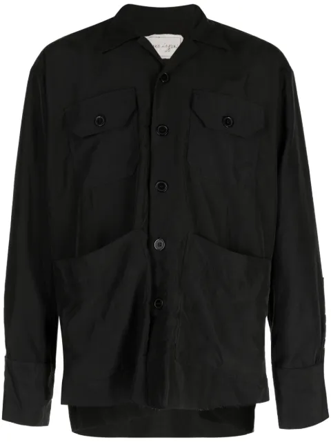 Greg Lauren Souvenir Boxy Studio button-up shirt Black SOUVENIRBOXYSTUDIO