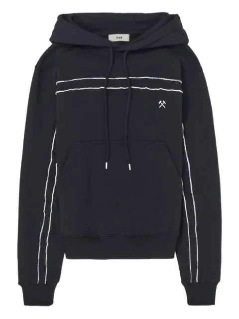GmbH contrast-piping hoodie Black DIYARIAW23