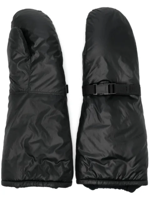 Takahiromiyashita The Soloist buckle-strap mittens Black SA0012IAW20