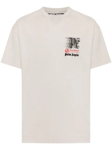 Palm Angels x Haas Racing Club cotton T-shirt Grey PMAA001S24JER0010510