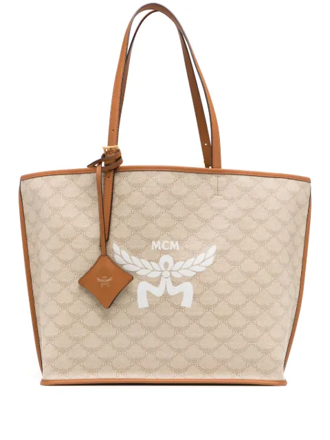 MCM medium Himmel tote bag Neutrals MWPESAC03