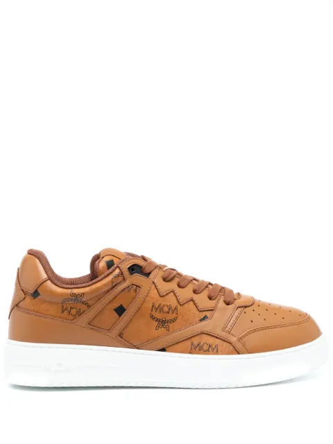 MCM Neo Terrain canvas sneakers Brown MEXESAJ03