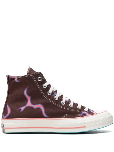 Converse x Golf Le Fleur Chuck 70 Hi "Flames" sneakers Brown A08646C