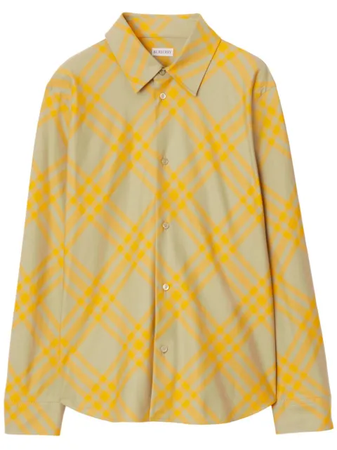 Burberry checked flannel shirt Neutrals 8077796