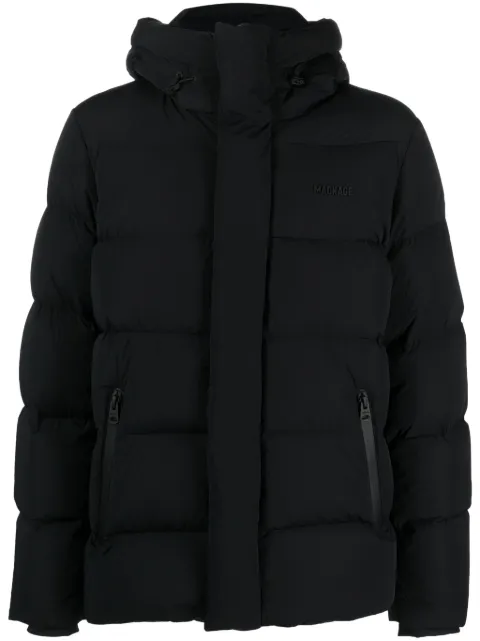 Mackage logo-debossed padded jacket Black GRAYDONCITY