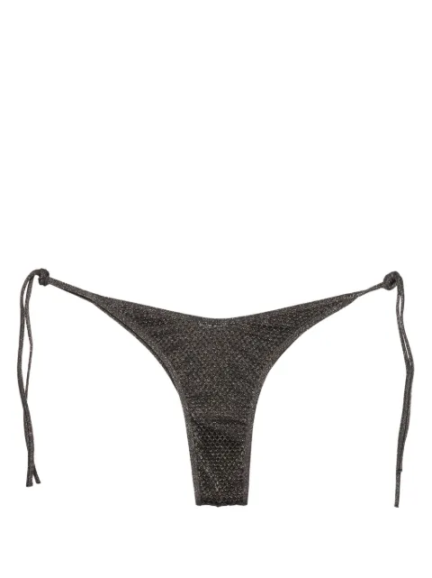 Palm Angels lurex bikini bottoms Black PWFG007S24FAB0031076
