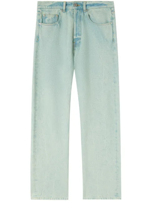 Palm Angels overdyed wide-leg jeans Blue PMYA040S24