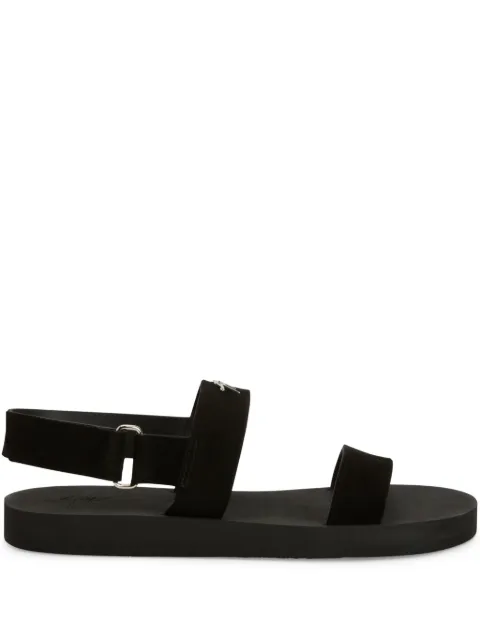 Giuseppe Zanotti Gz Saiph suede sandals Black EU40027004