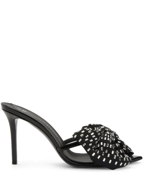Giuseppe Zanotti Intriigo Alexandrine sandals Black E400039001