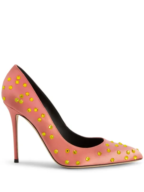 Giuseppe Zanotti 105mm Jakye Precious pumps Orange E460012004