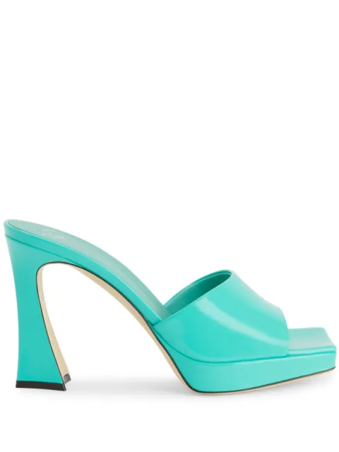 Giuseppe Zanotti 100mm Solhene sandals Green E400028003