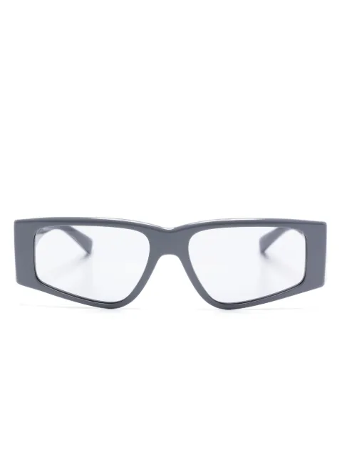 Dolce & Gabbana Eyewear logo-plaque rectangle-frame sunglasses Grey DG4453