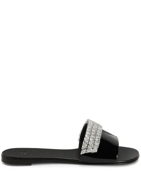 Giuseppe Zanotti Tesy rhinestone-embellished sandals Black E400031001