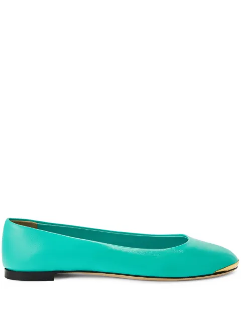 Giuseppe Zanotti Amur 2.0 ballerina shoes Green E460009002