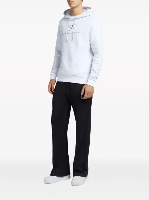 Giuseppe Zanotti LR-43 cotton track shorts White ERU4002001