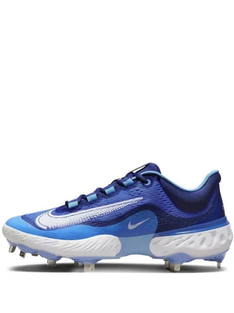 Nike Alpha Huarache Elite 4 Low "Hyper Royal/White" cleats Blue DJ6521