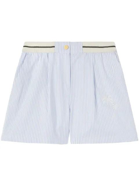 Palm Angels Palms striped boxer shorts Blue PWCB043S24FAB0014003