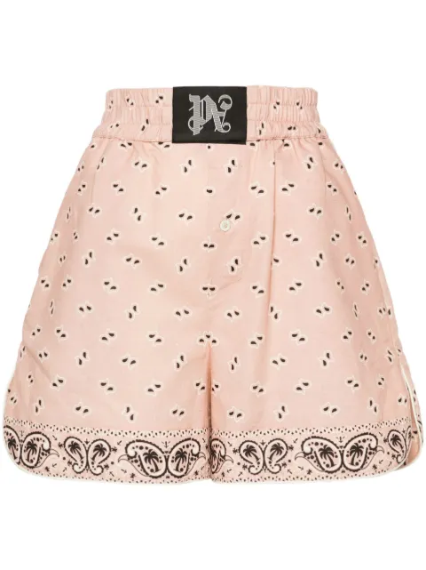 Palm Angels paisley-print boxers shorts Pink PWCB028S24FAB0023010