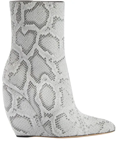 Giuseppe Zanotti 105mm Ginnyfer Bootie wedge boots Grey E470003001