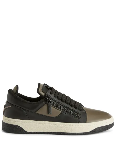 Giuseppe Zanotti GZ94 double-zip low-top sneakers Brown RU30027007
