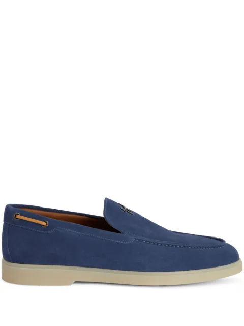 Giuseppe Zanotti The Maui suede loafers Blue EU40021004